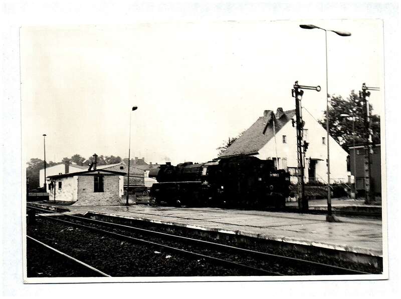 Foto Eisenbahn altes Bild Dampflok
