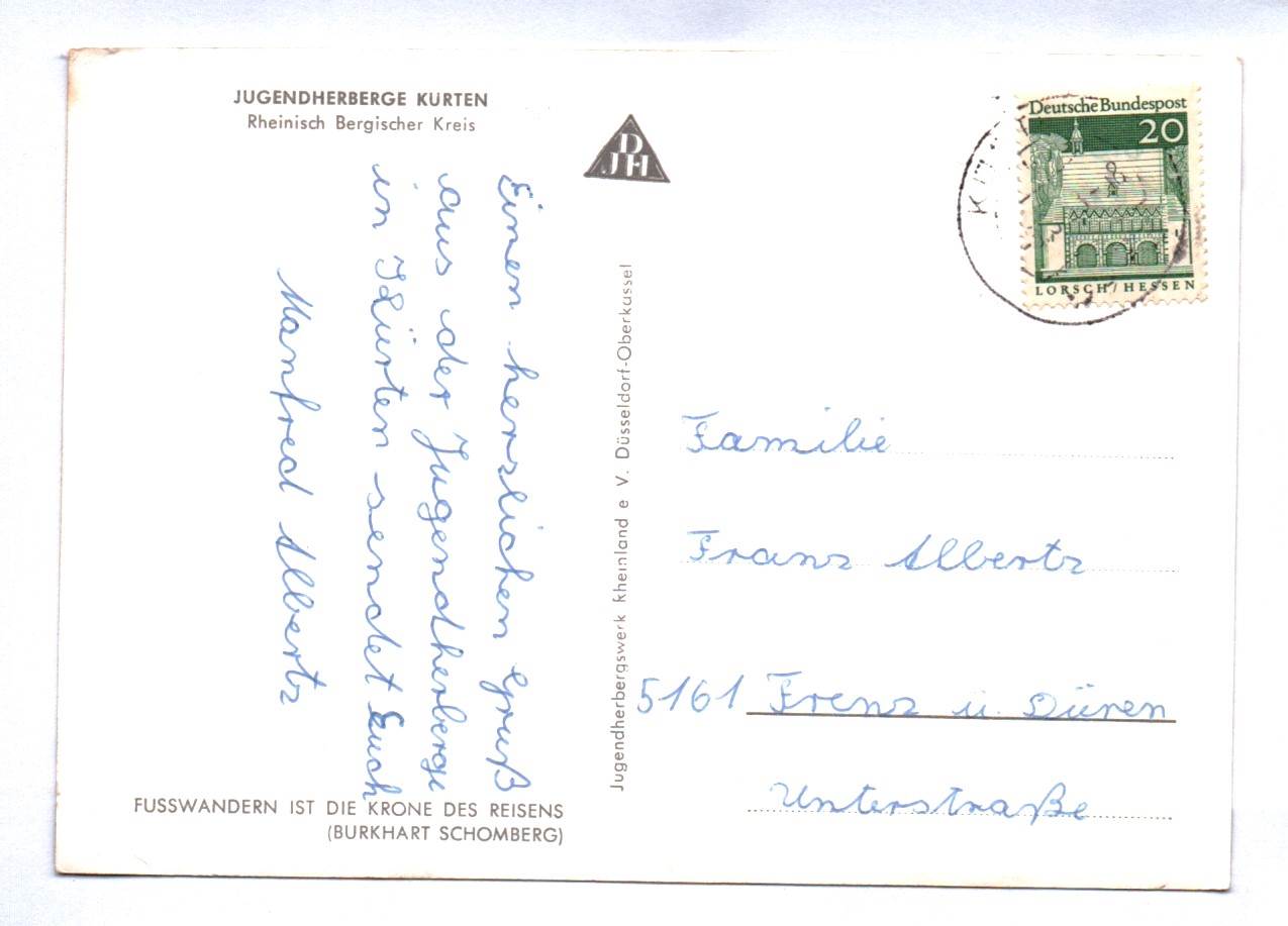 Foto Ak Jugendherberge Kürten Rheinisch Bergischer Kreis Foto Ak Jugendherberge Kürten Rheinisch Bergischer Kreis