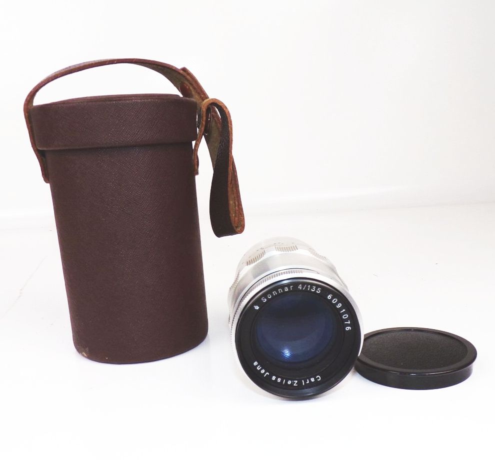 Altes Objektiv Carl Zeiss Jena Sonnar 4 135 