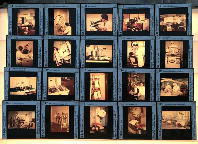 Foto Lehrmaterial Glasdias Länder Lehrmittel Sowjetunion DDR Deutschland Dias