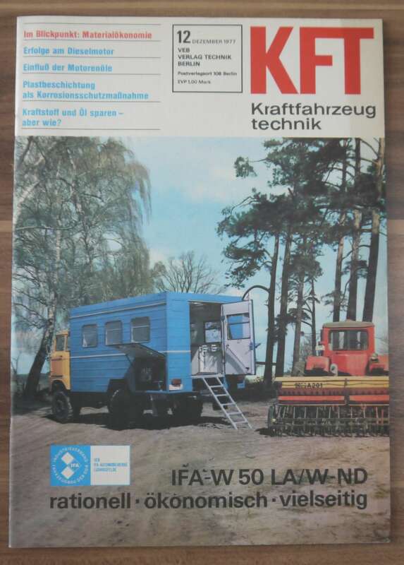 KFT Im Blickpunkt Materialökonomie Dezember 1977 W 50 LA W ND