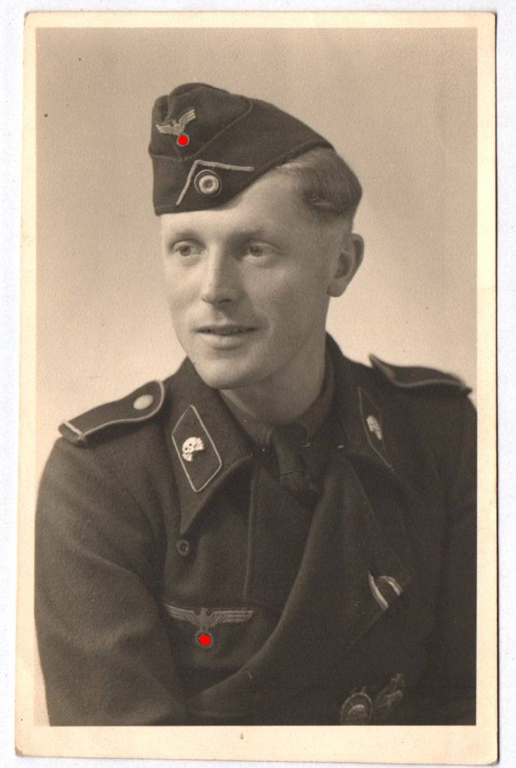 Portrait Foto Ak Panzermann EK Verwundetenabzeichen Panzerkampfabzeichen Stettin 2 Wk Portrait Foto Ak Panzermann EK Verwundetenabzeichen Panzerkampfabzeichen Stettin 2 Wk