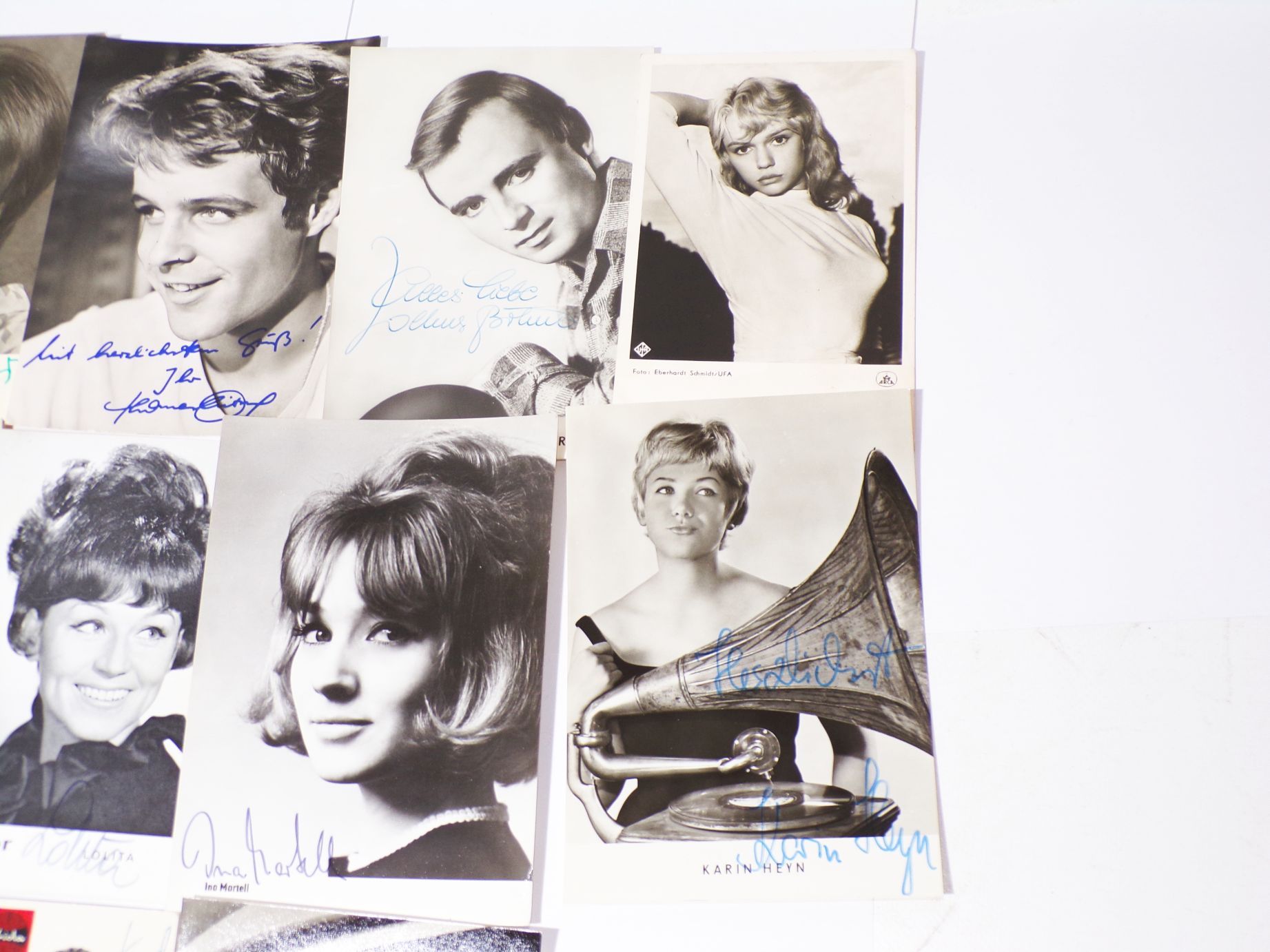 Autogrammkarten Ufa Amiga Polydor Britt Kersten Lolita Karin Heyn Elskamp 