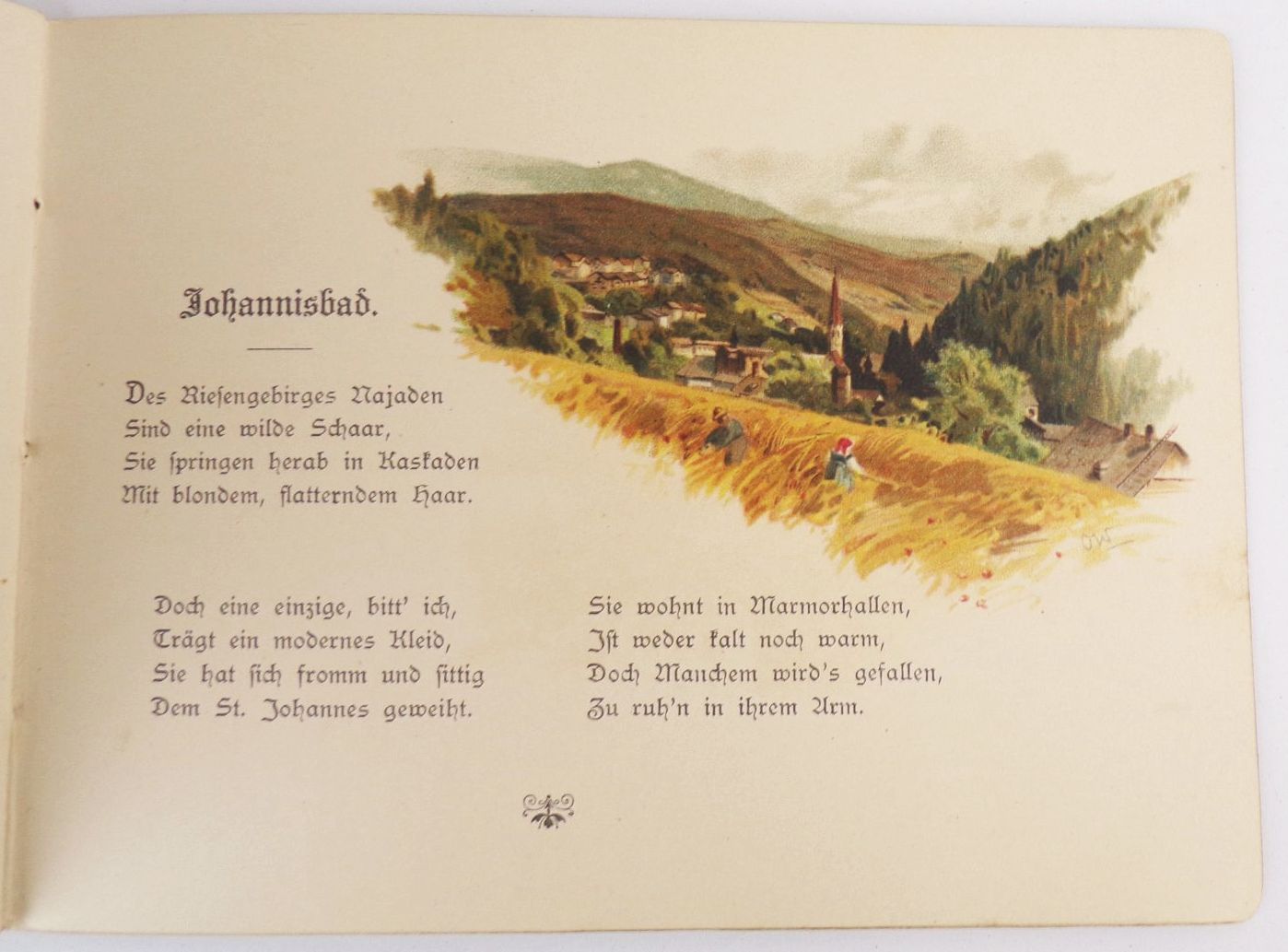 Bergblumen Bilder und Lieder aus dem Riesengebirge Winkler Gerlach Baer 1900er 