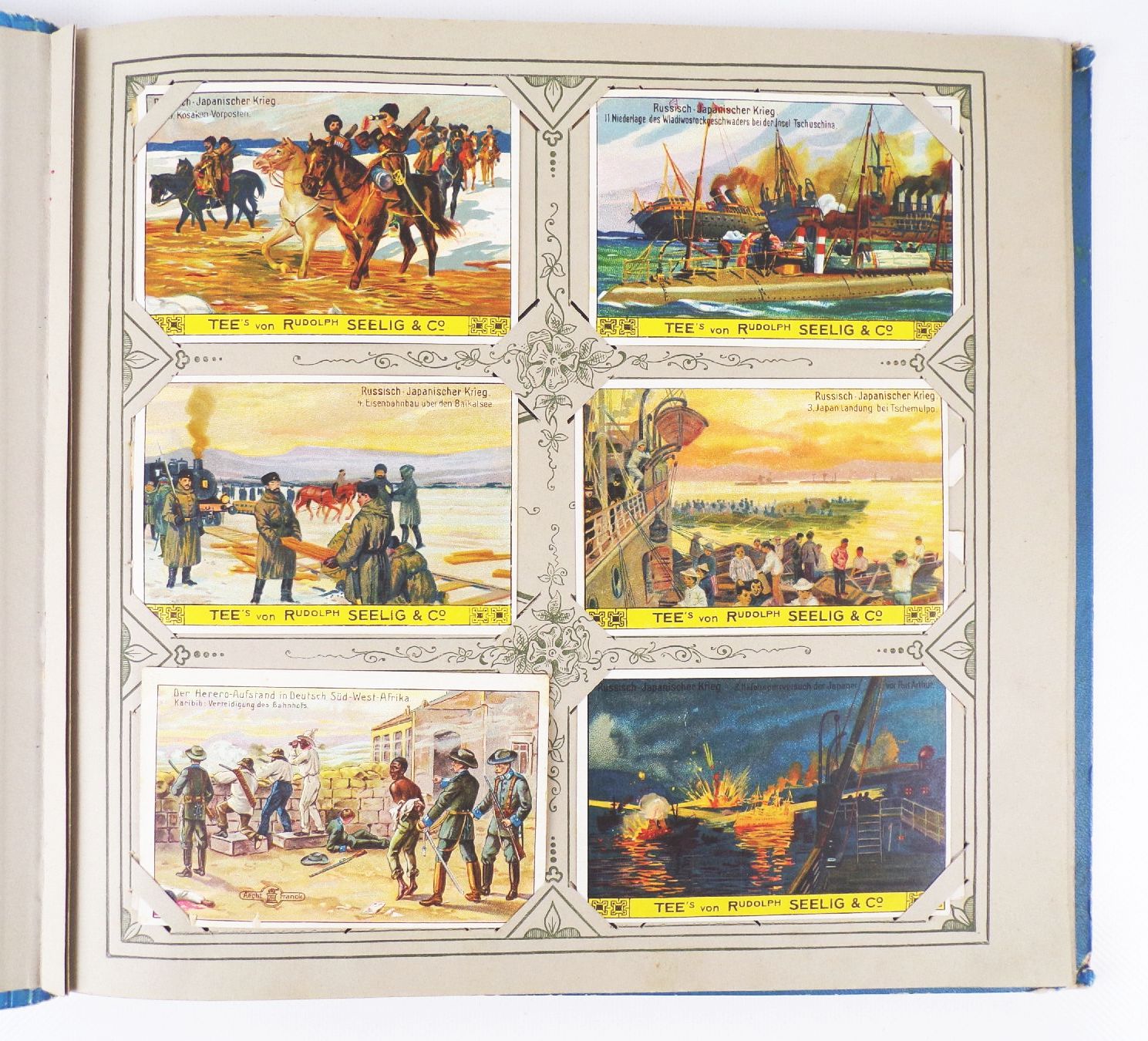 Sammelbilderalbum Petzold und Aulhorn um 1900 Kaufmannsbilder Sammelbilderalbum Petzold und Aulhorn um 1900 Kaufmannsbilder