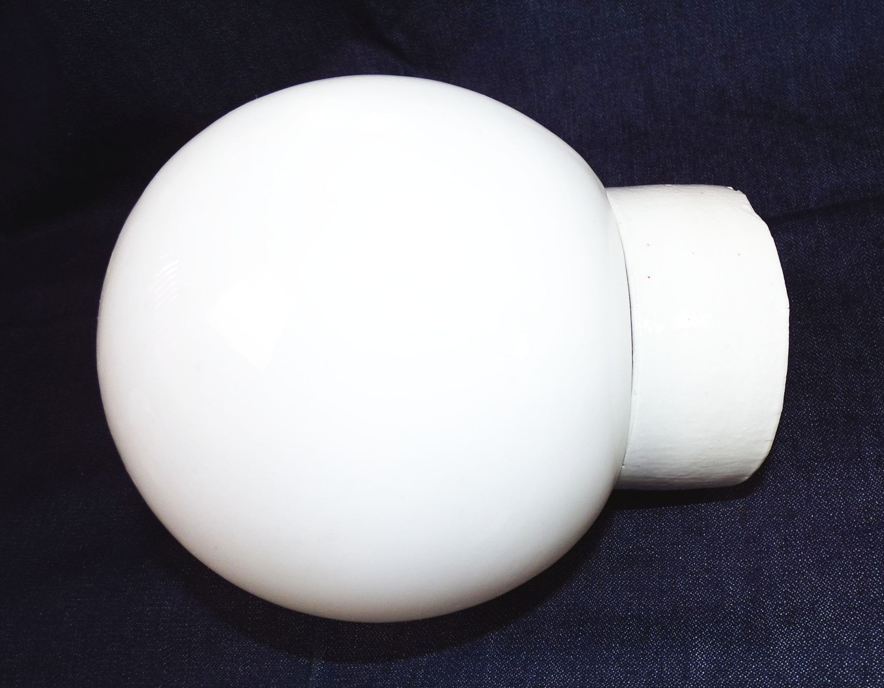 Alte Kellerlampe Kugellampe E27 Leuchte Bauhaus Glas Keramik 