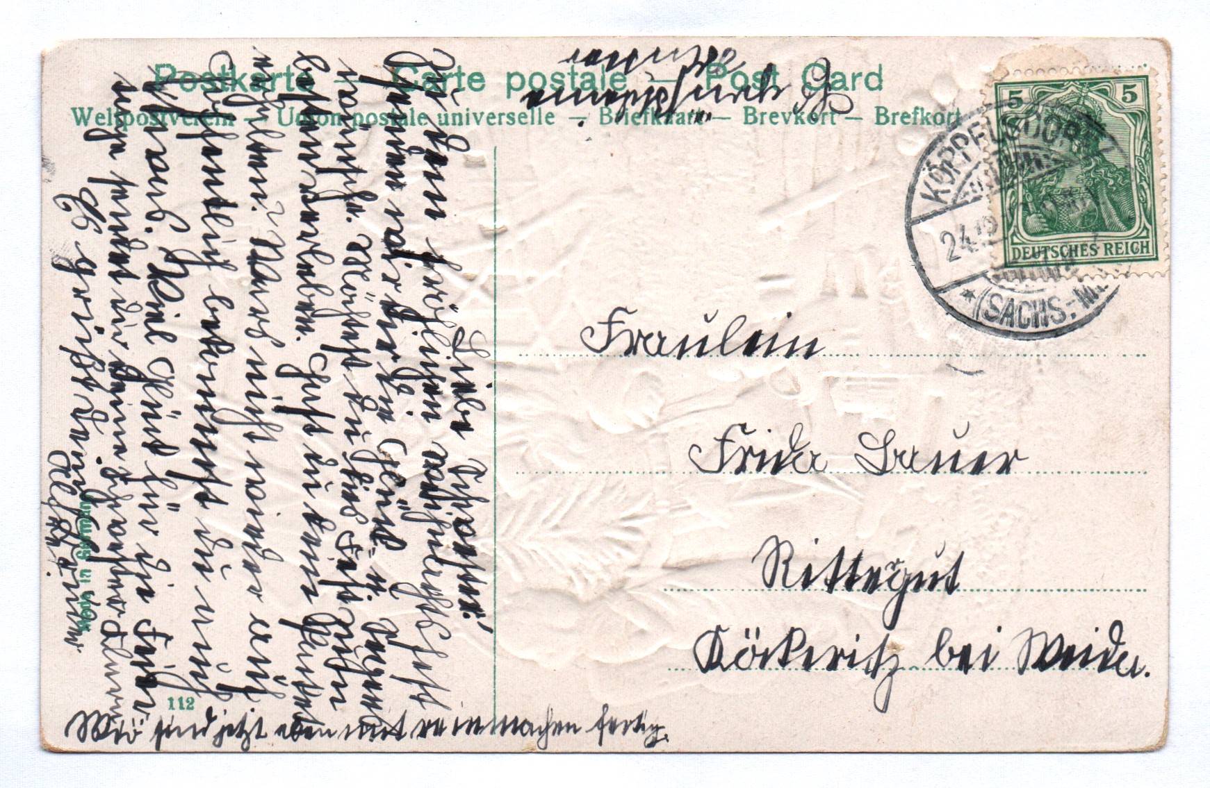 Künstler Ak Frohe Weihnachten Weihnachtsmann mit Engel geprägt Künstler Ak Frohe Weihnachten Weihnachtsmann mit Engel geprägt