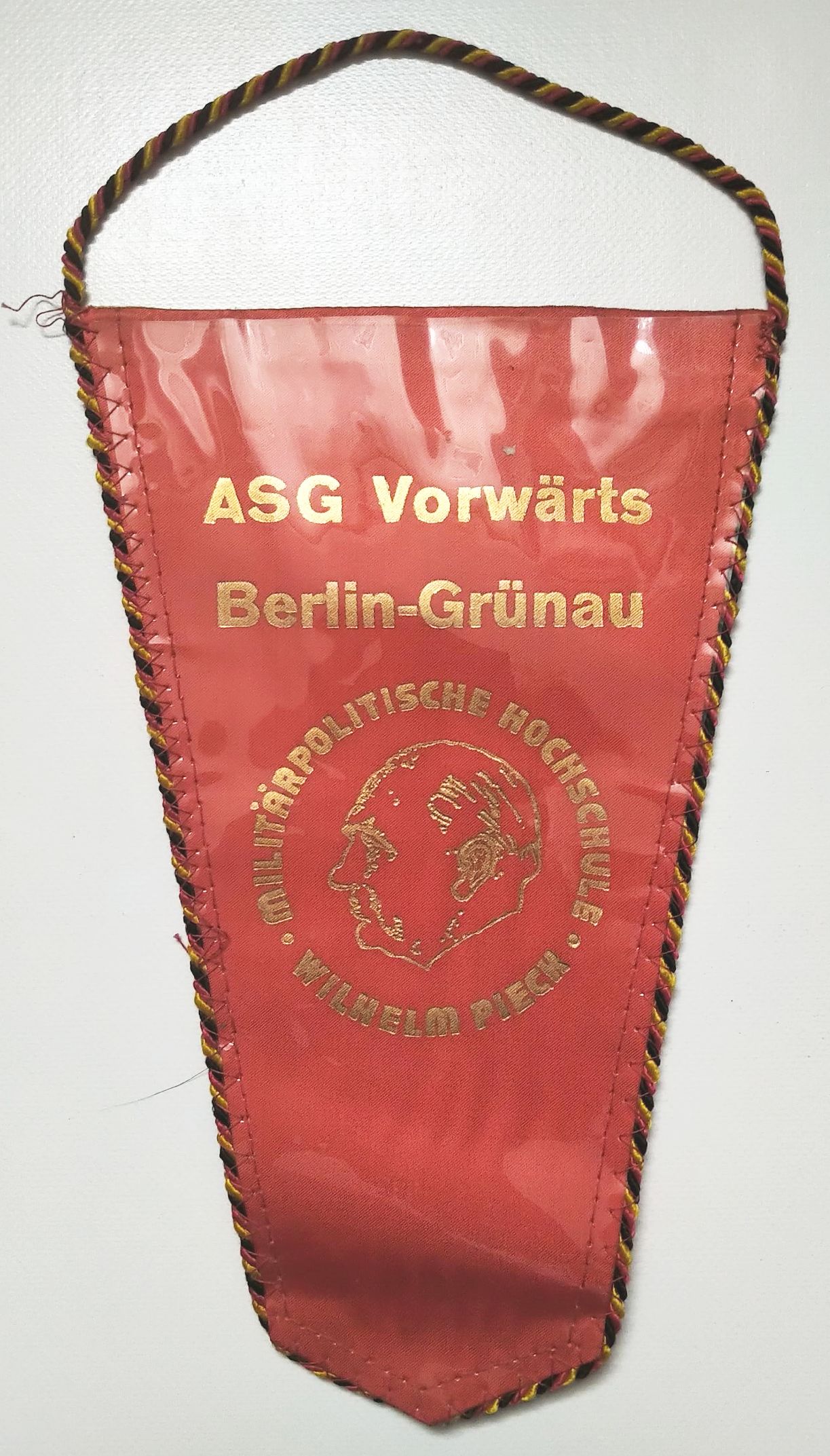 ASG Vorwärts Berlin-Grünau Wimpel militärpolitische Hochschule