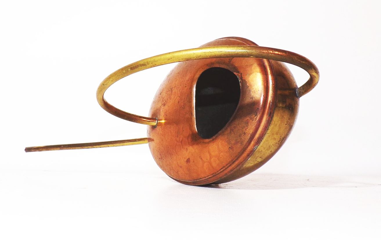 DDR Zimmergießkanne Messing Vintage Retro Blumen Gießkanne 