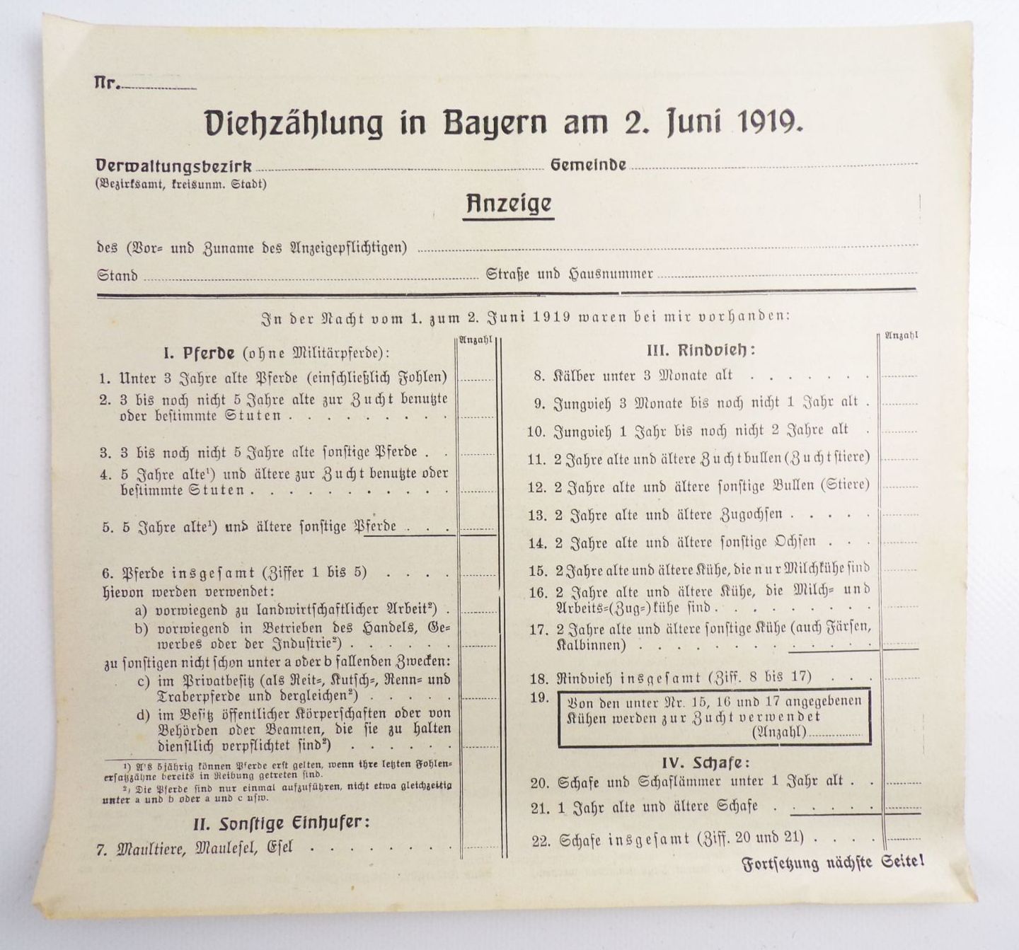 Dokumente 1 Wk blanko Beschlagnahme Orgel Lebensmittel Dokumente 1 Wk blanko Beschlagnahme Orgel Lebensmittel