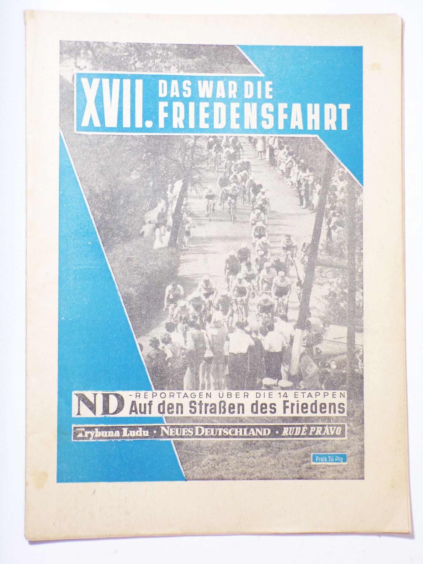 Neues Deutschland Reportage Friedensfahrt 1960er Jahre Auswahl