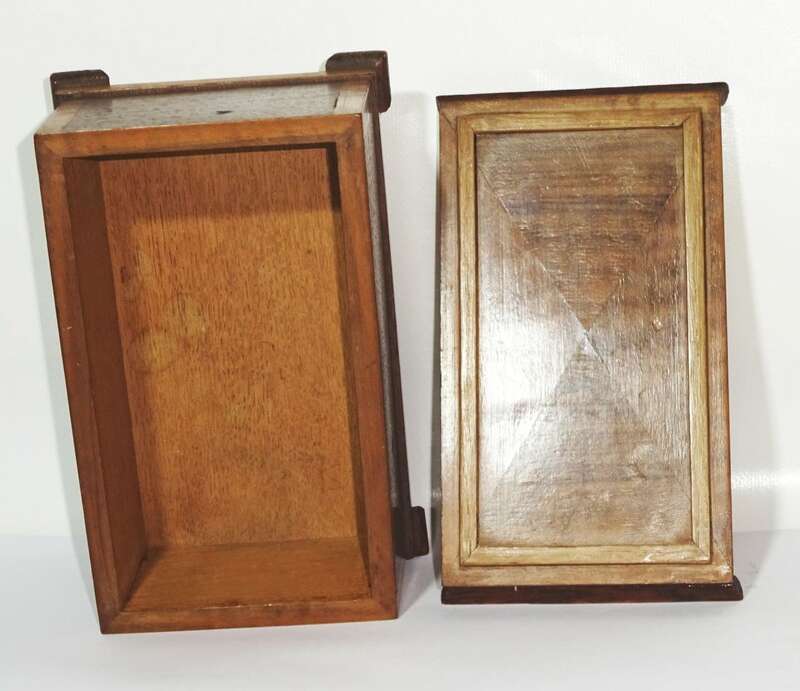 Schatulle Holz Furnier Schmuckschatulle Box Deko