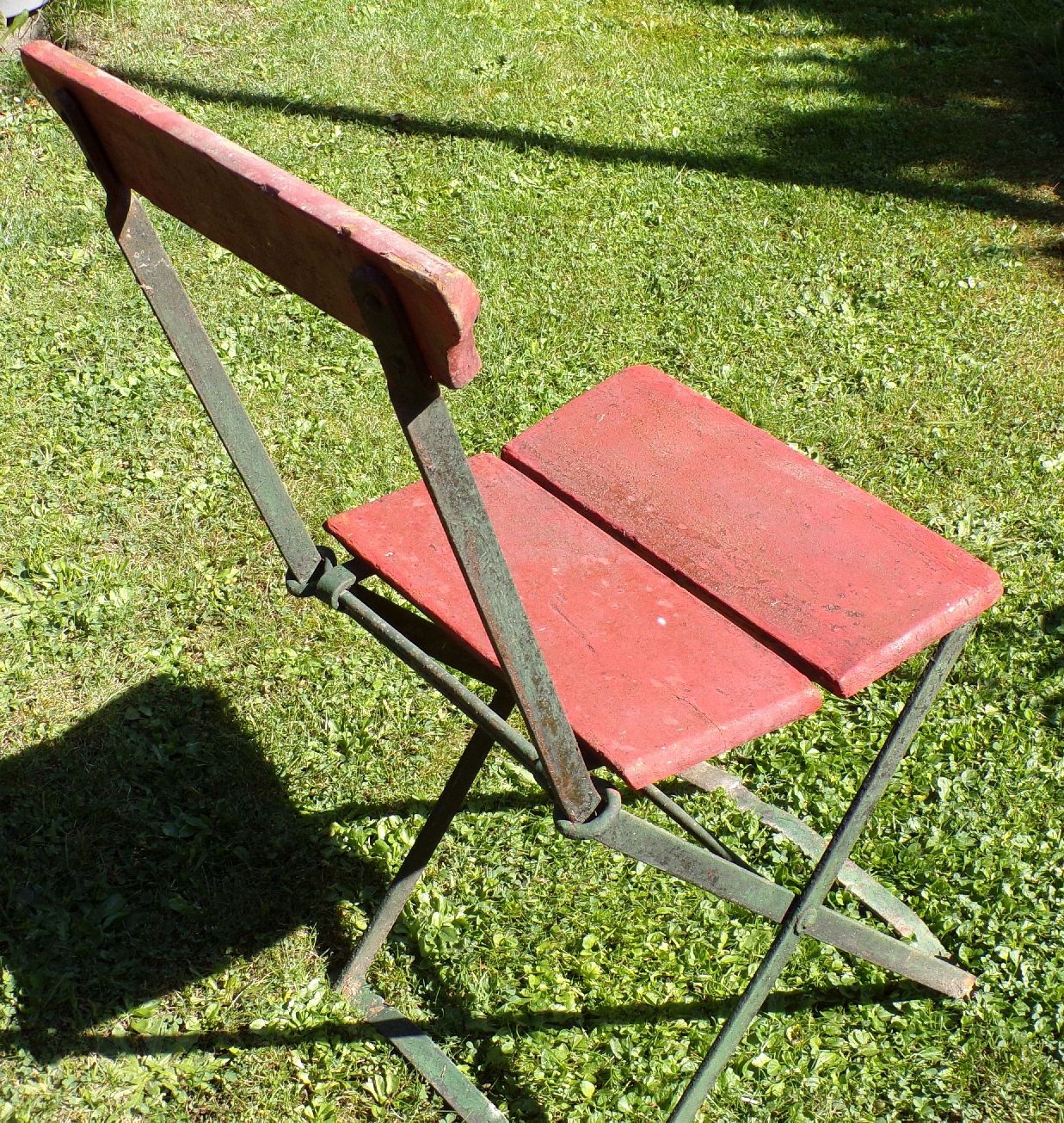 Alter Biergartenstuhl Bautzen Klappstuhl Gartenstuhl Vintage 