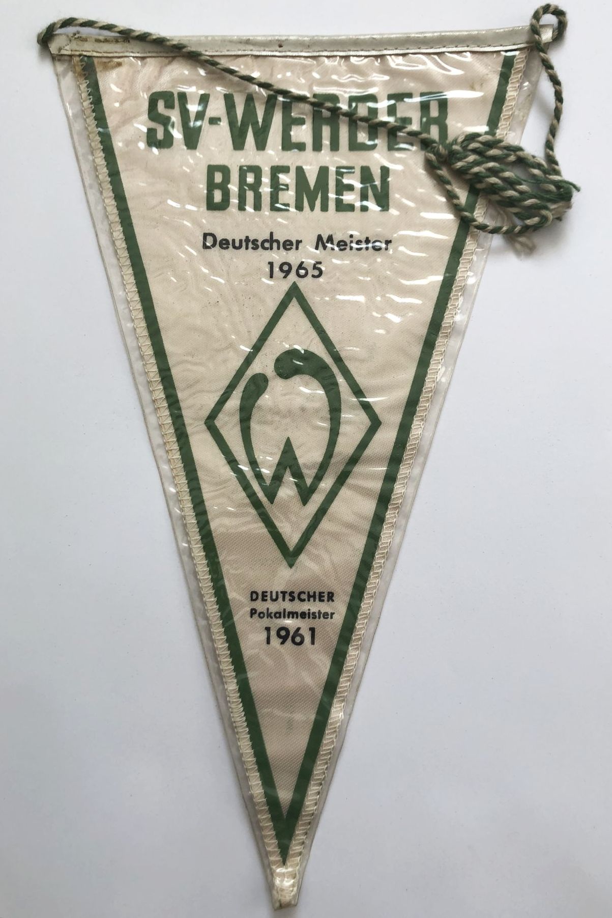 SV Werder Bremen Deutscher Meister 1965 Pokalmeister 1961 Wimpel
