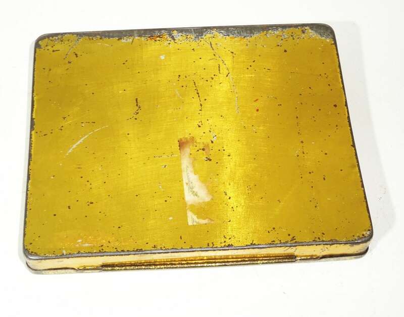 Antikah Cigaretten Delta Zigarettenfabrik Blechdose Alt Reklame