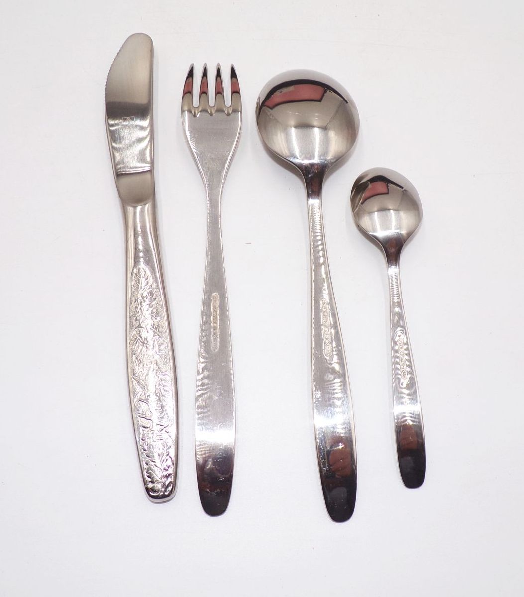 ABS Besteck 24 Teile Besteckkoffer Jagdmotiv