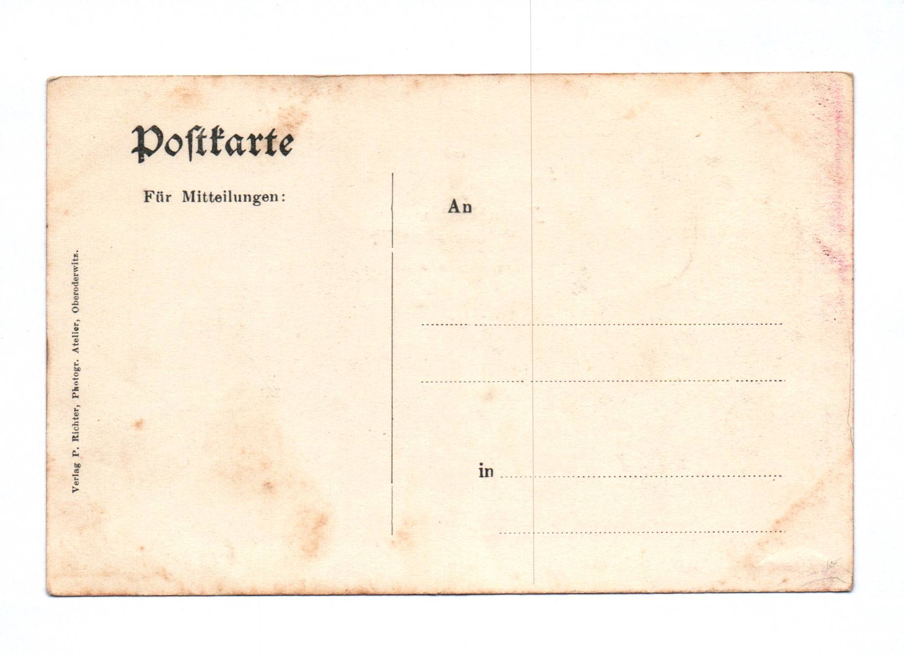 Ak Zur Erinnerung Fahnenweihe Jugendkasino Oderwitz 1906