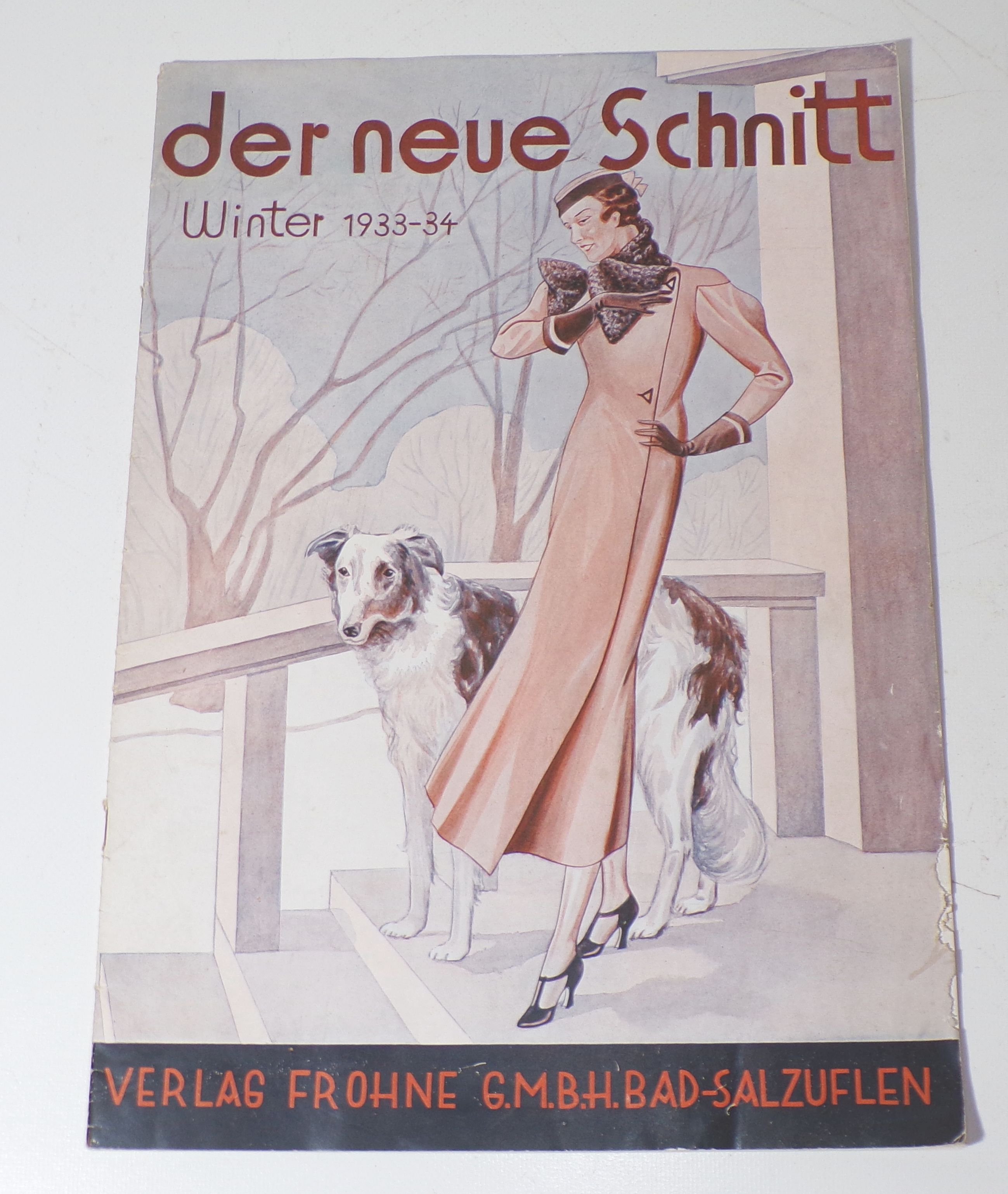 Der neue Schnitt Winter 1933 1934 Mode Frohne Bad Salzuflen 