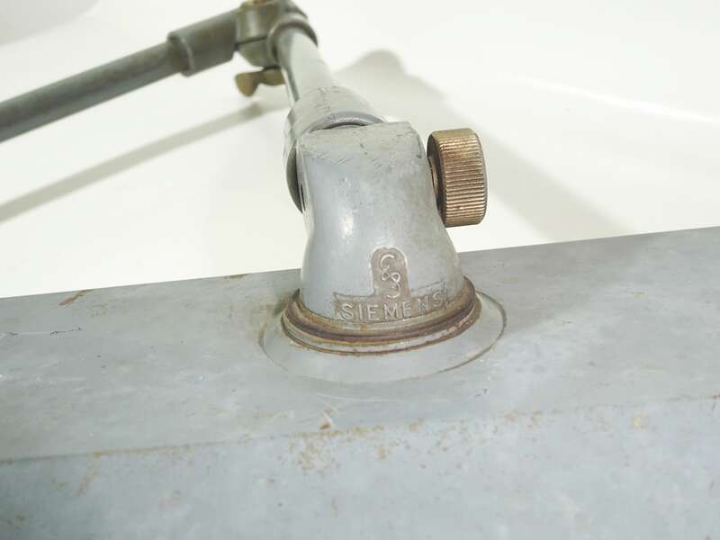 Siemens Schuckertwerke Gelenklampe Schreibtischlampe Loft Industrie Design