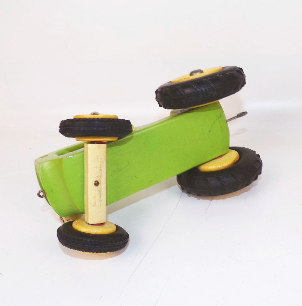 Gecevo Traktor mit Förderband DDR Holzspielzeug