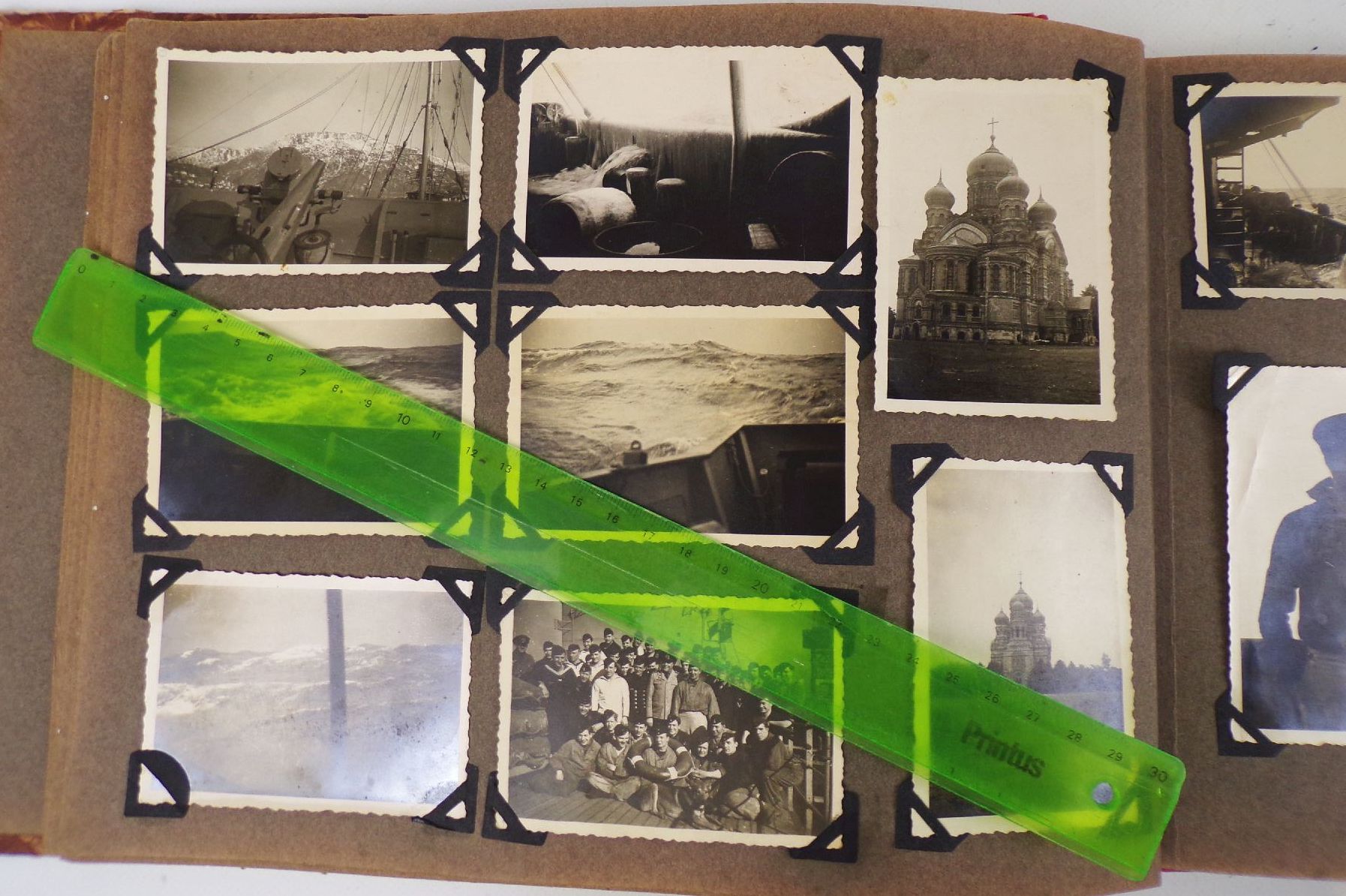 Marine Fotoalbum 2 Wk Schiffe Libau Norwegen Fjorde Matrosen WW2