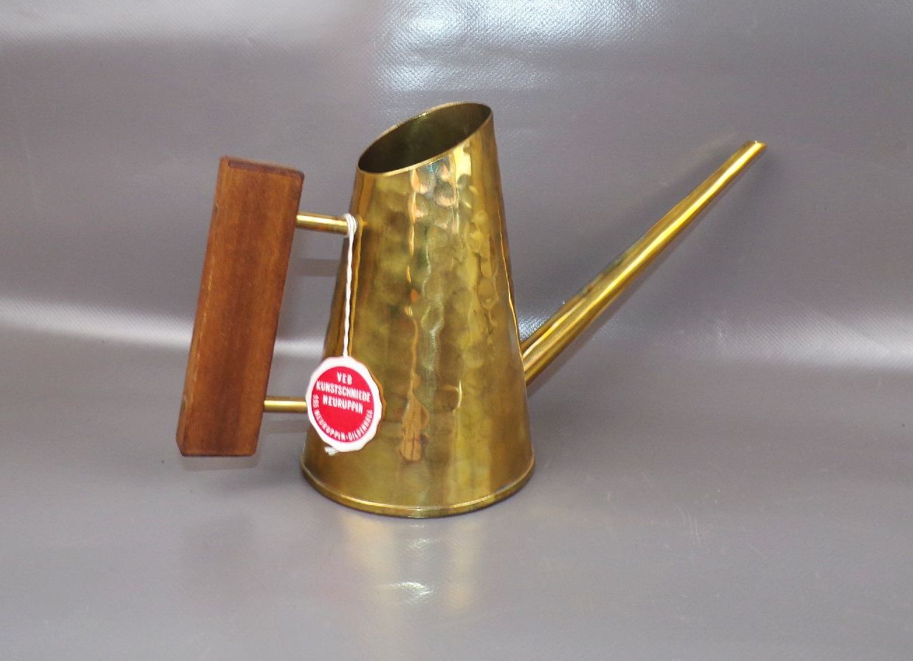 Alte Messing Zimmergießkanne VEB Kunstschmiede Neuruppin Gießkanne Mid Century