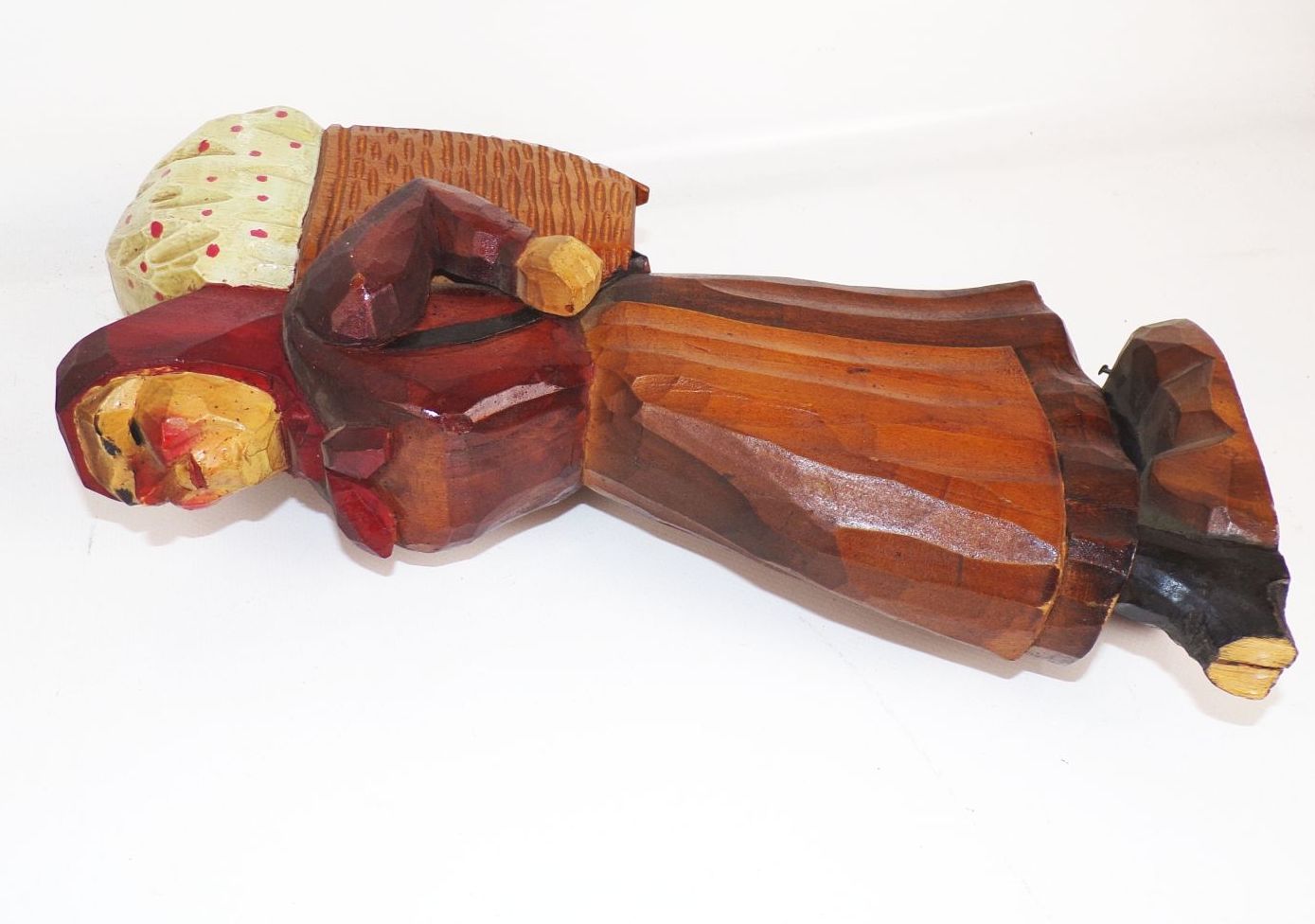 Alte Bauernlampe Deckenleuchte um 1900 geschnitzte Figuren Bauernstube