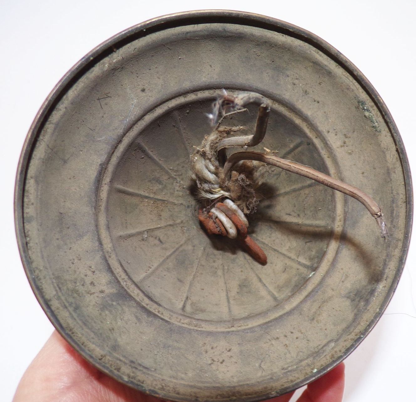 Alter Lampenzug Messing für Deckenleuchte um 1900