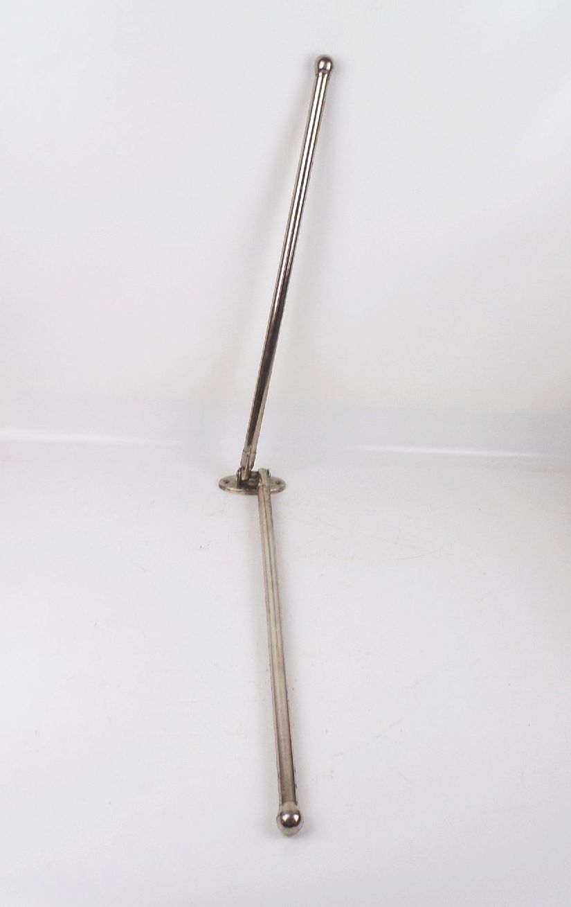 Alter Handtuchhalter Bad Chrom Nickel Bauhaus Vintage