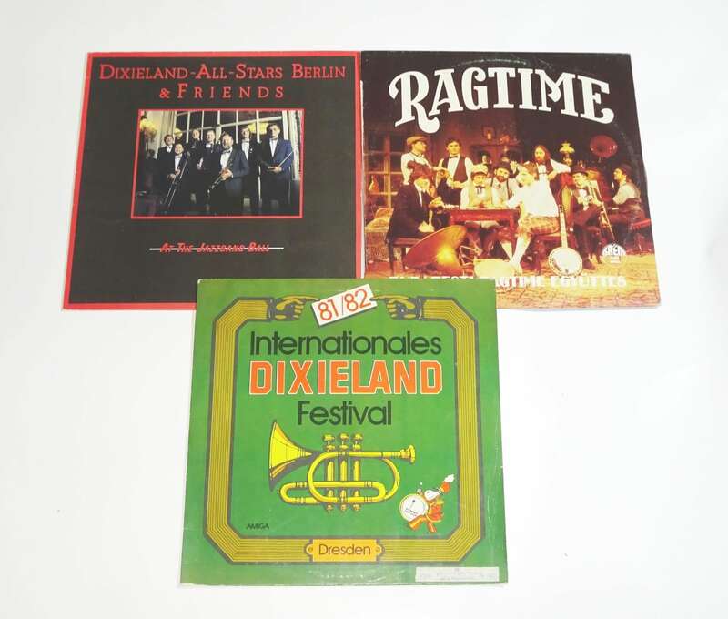 Konvolut Schallplatten Dixieland DDR Amiga Jazz 