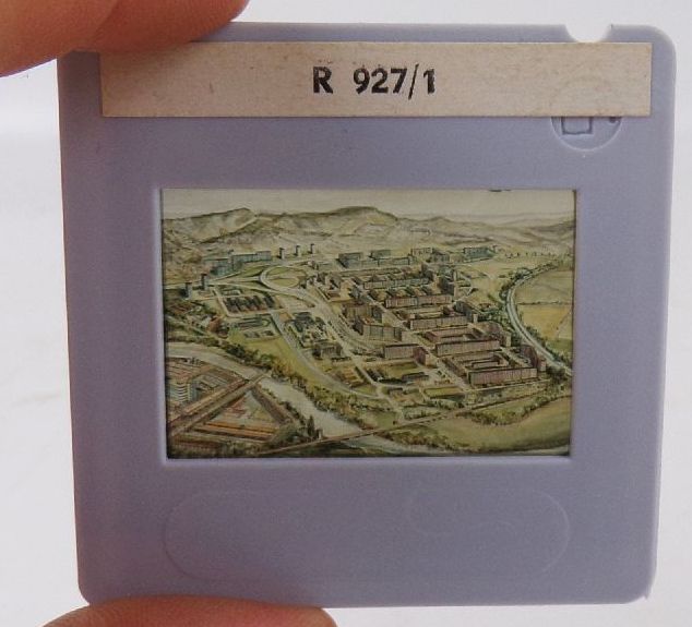 Dia Serie Beispiele sozialistischer Architektur R927 DDR Lehrmittel Studium 