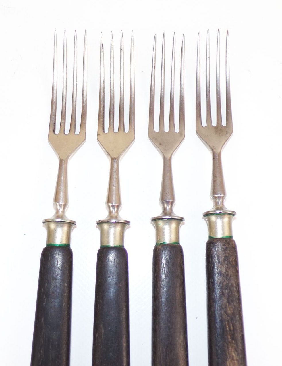 Antik Besteck Gebrüder Lang Solingen 8 Teile Messer und Gabel 