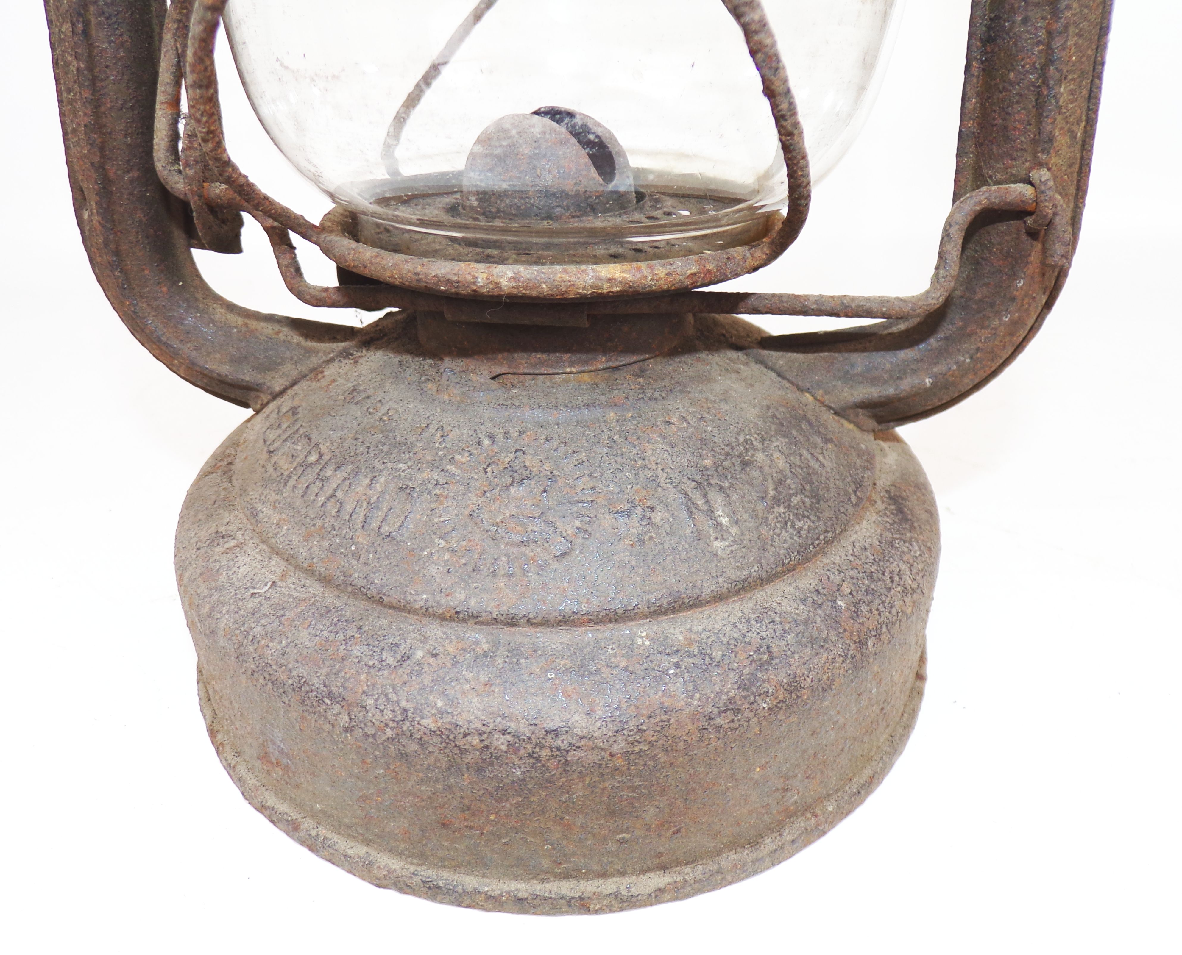 Feuerhand Nr 271 Petroleumlampe Kreis Jerichow mit Feuerhand Glas