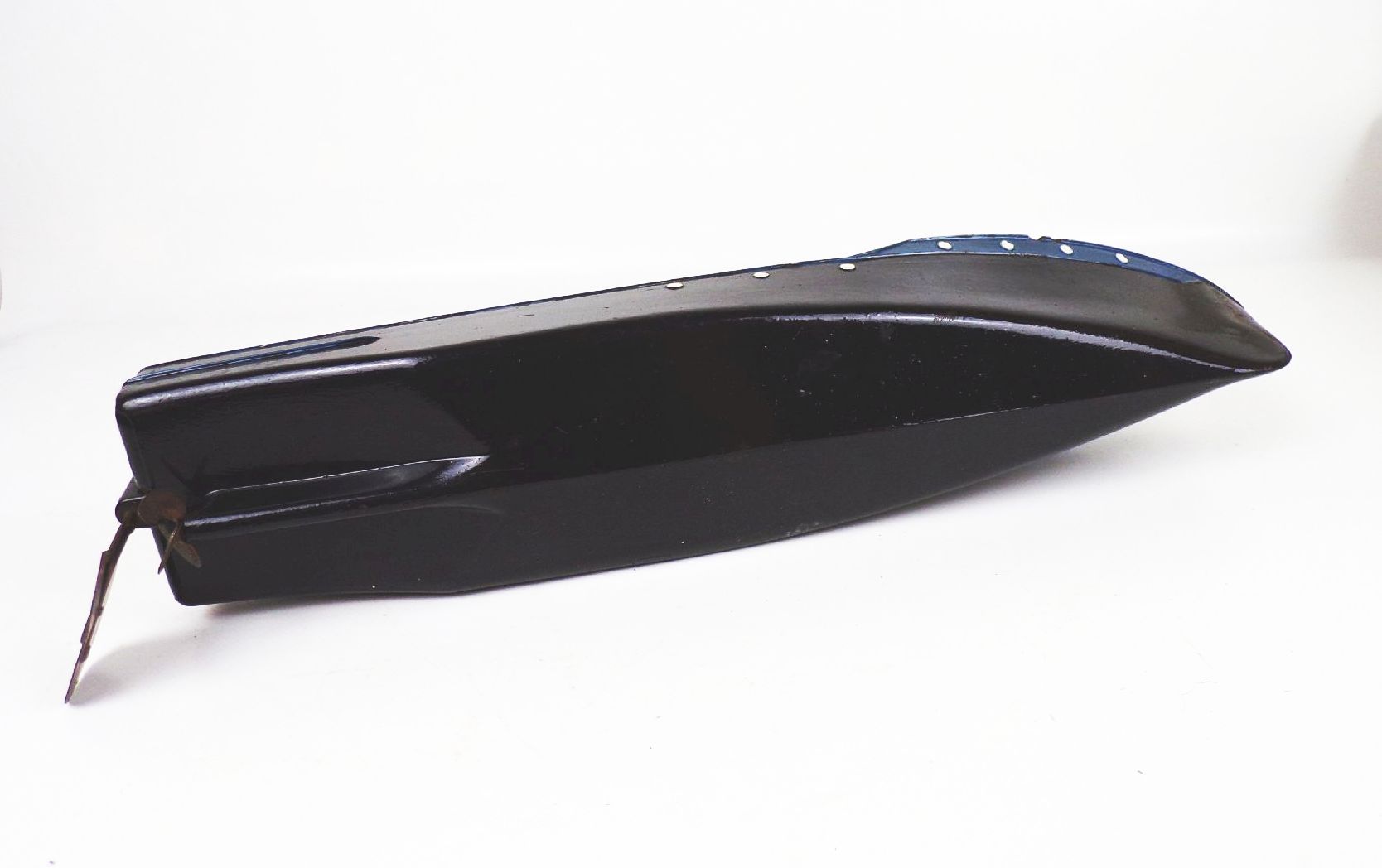 Piko Motorboot Bakelit Ausführung mit Motor Originalkarton 1950 er 