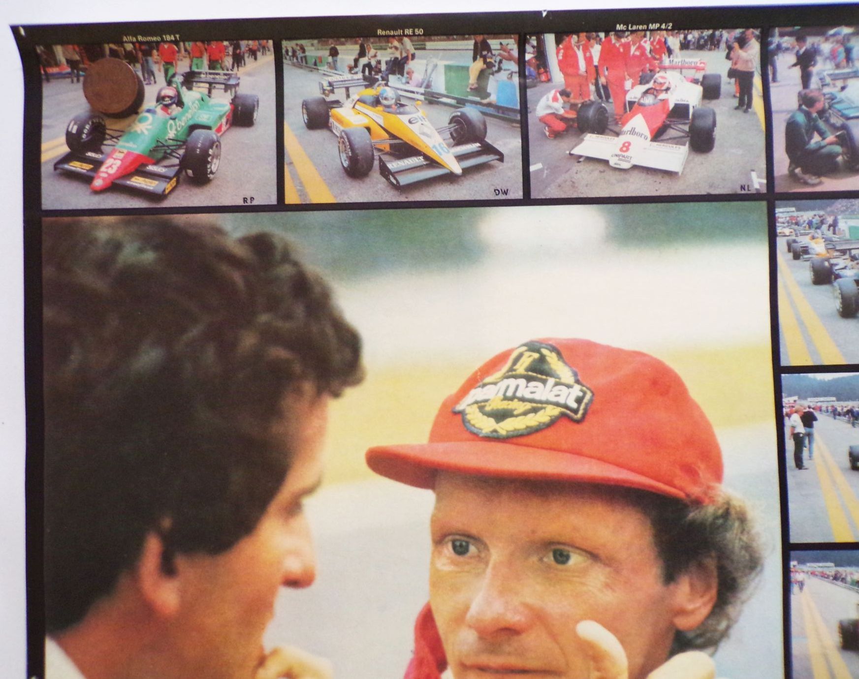 Altes Poster Niki Lauder Formel 1 Vozy F1 CSR Plakat