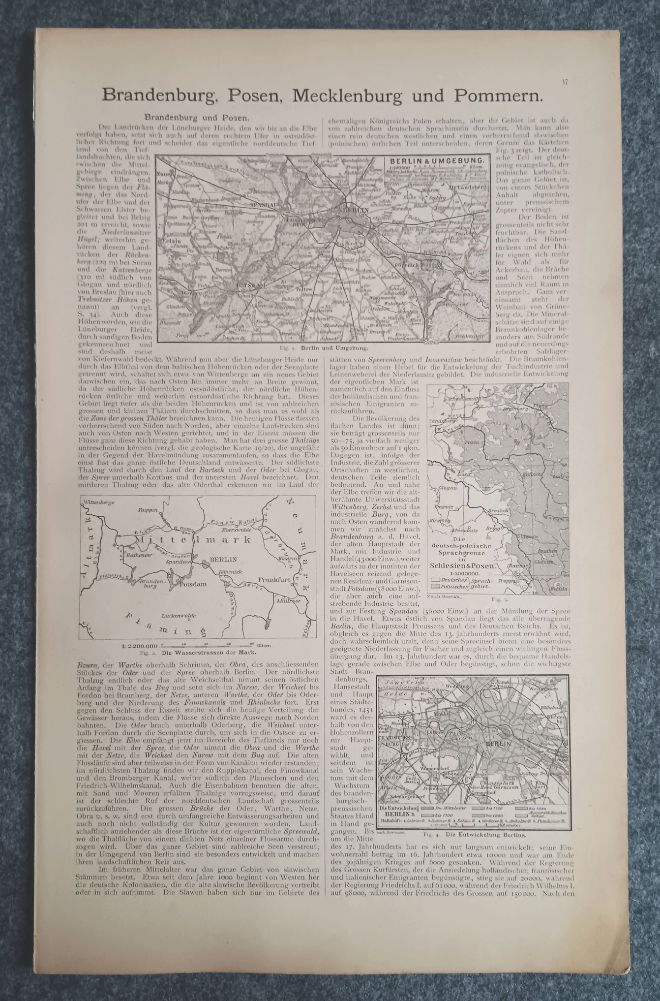 Carl Wolf Brandenburg Posen Mecklenburg und Pommern alte Litho Landkarte Carl Wolf Brandenburg Posen Mecklenburg und Pommern alte Litho Landkarte