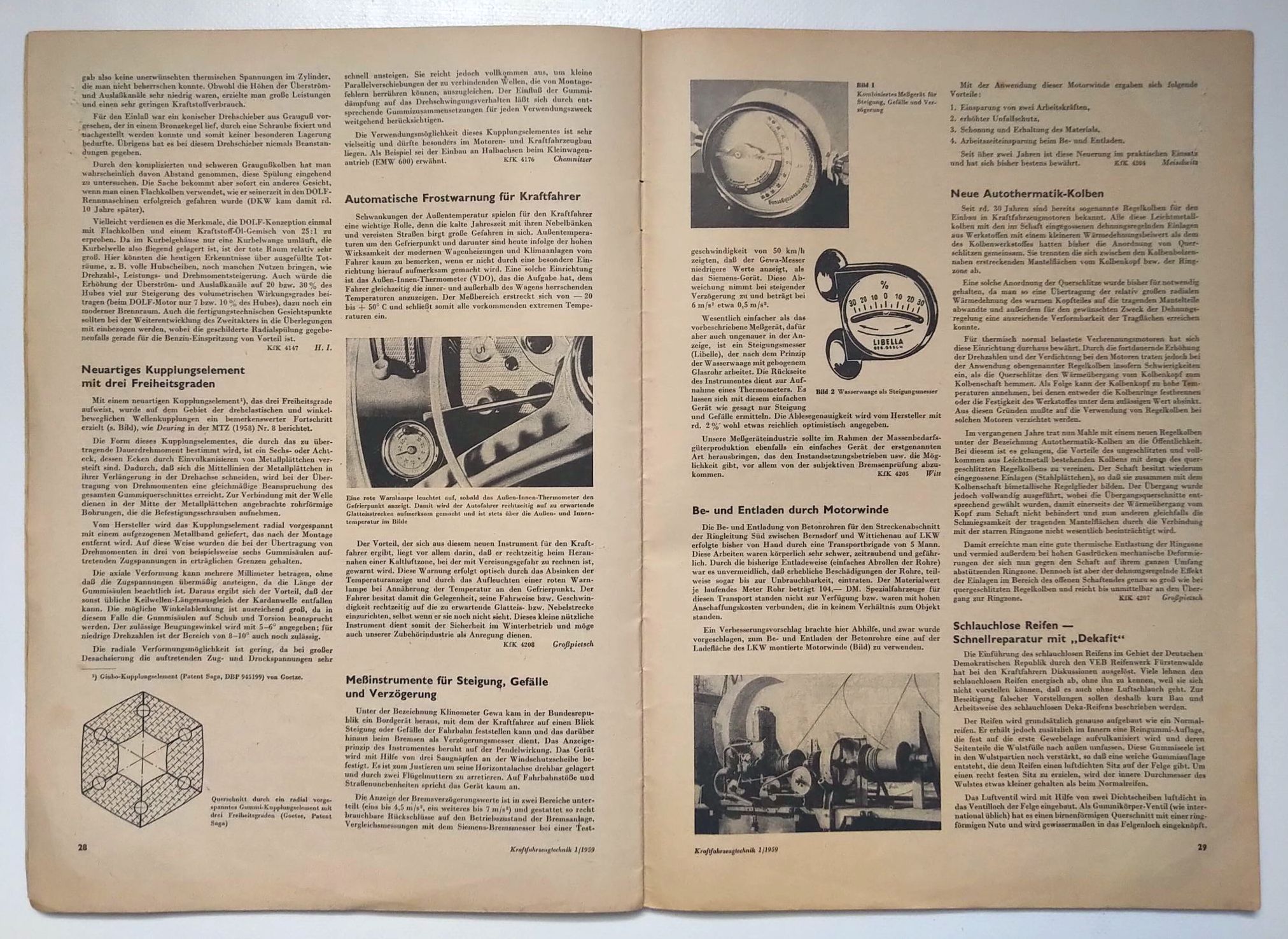 Kraftfahrzeugtechnik Zeitschrift DDR Nr 1 Pflege der Schmierungstechnik 1959 Kraftfahrzeugtechnik Zeitschrift DDR Nr 1 Pflege der Schmierungstechnik 1959