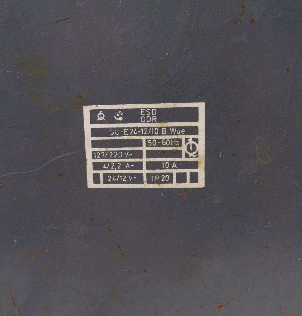 DDR Batterieladegerät Stellgleichrichter kfz Ladegerät Oldtimer