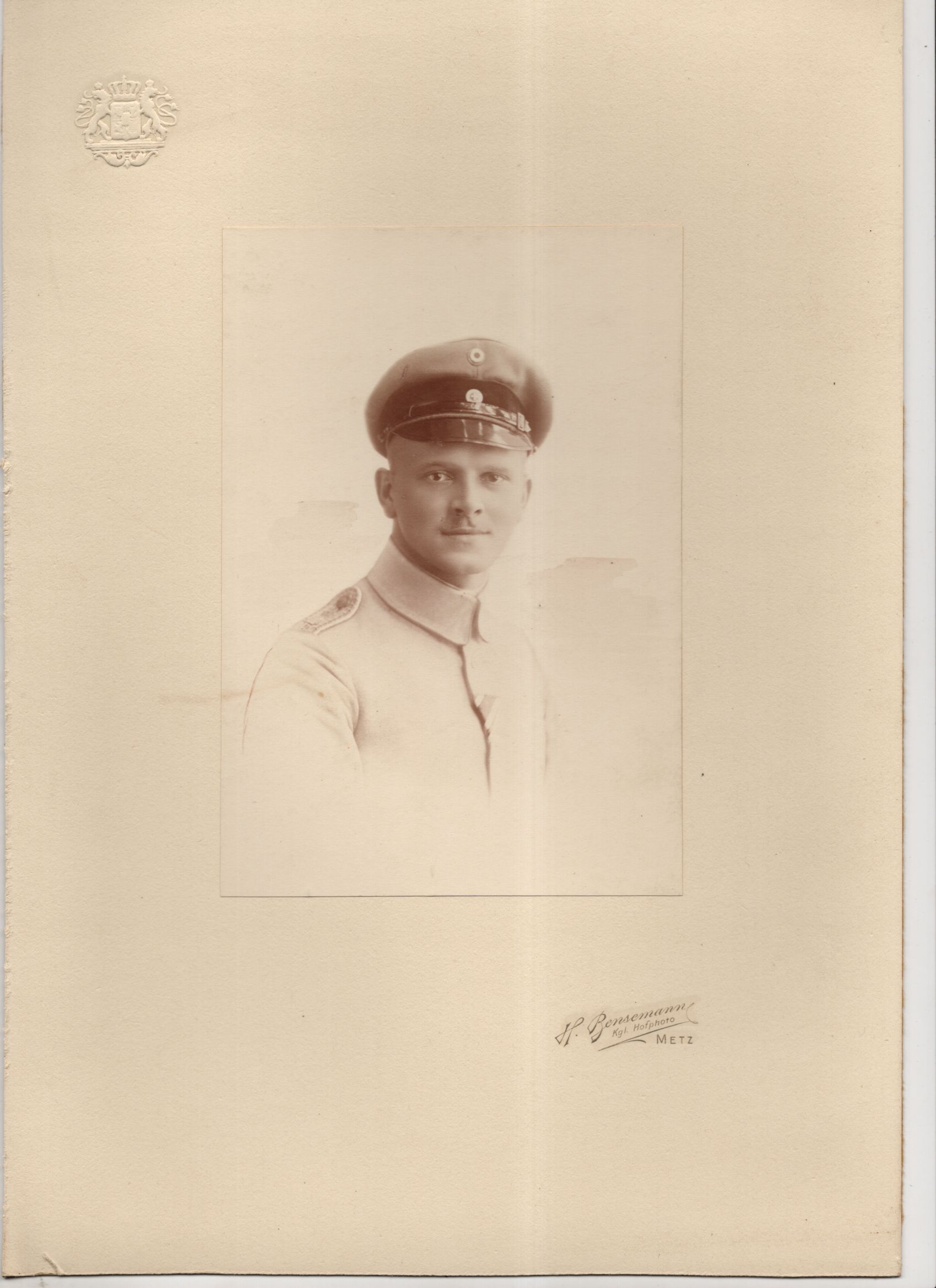 Foto Portrait Soldat Vogesenfront Metz 1 Wk 