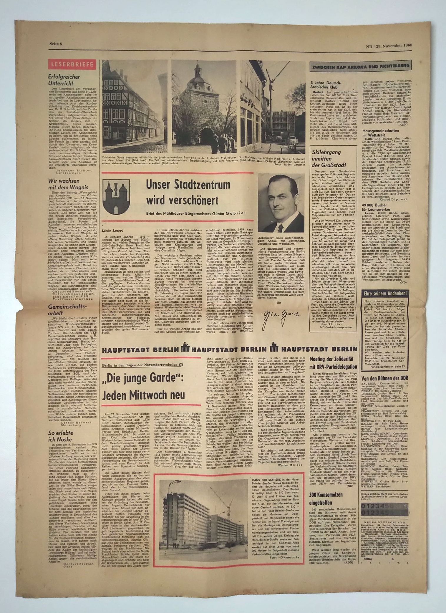 Neues Deutschland Nr 331 Bonn brach Abkommen DDR Zeitung 1968 Neues Deutschland Nr 331 Bonn brach Abkommen DDR Zeitung 1968