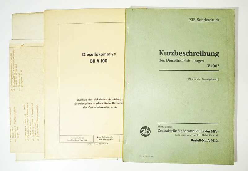 Kurzbeschreibung des Dieseltriebfahrzeuges V100 ZfB Sonderdruck 1970