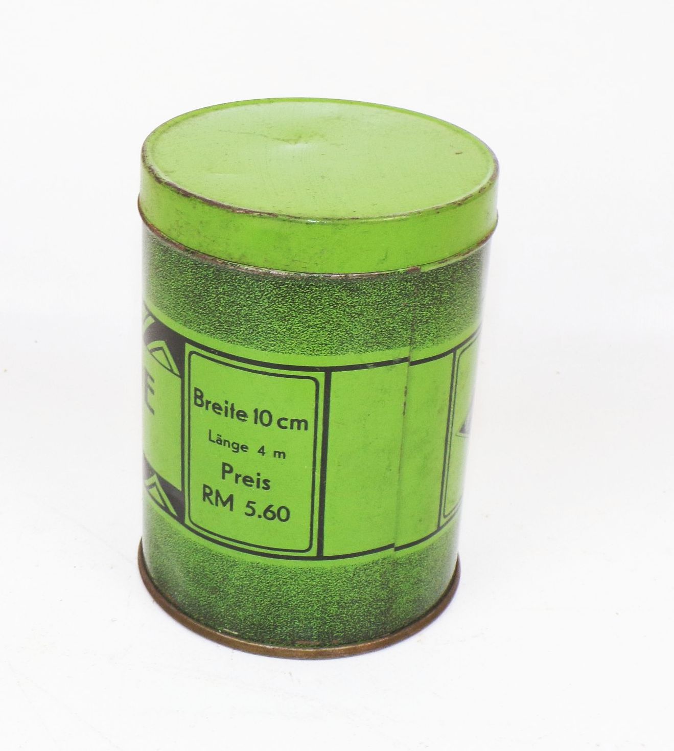 Alte Blechdose Teufels Klebro Binde Baumbinde 1930er mit Inhalt Gärtner