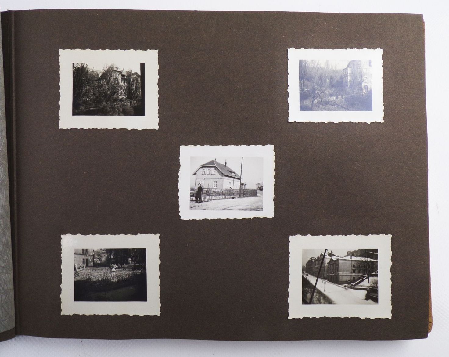 Fotoalbum Zeppelin Dampflok 1930er Sachsen Alpen