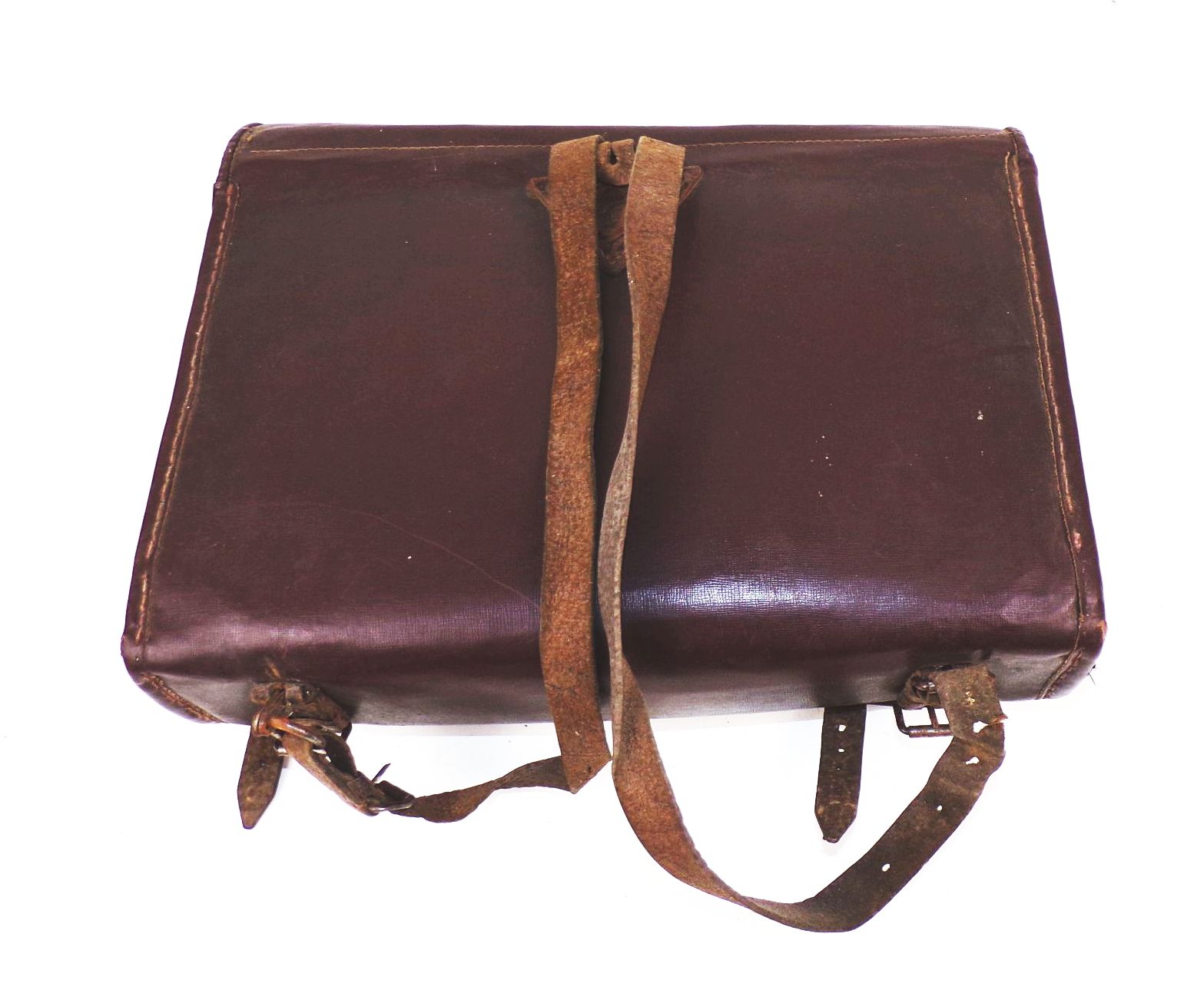 Alter Schulranzen Leder Vintage Tragetasche Schultasche Alter Schulranzen Leder Vintage Tragetasche Schultasche