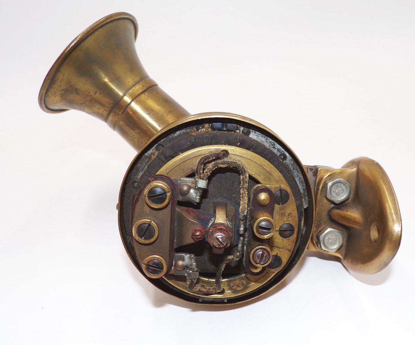 Alte Bosch Trichterhupe Hupe Horn Vorkrieg Antik Messing Oldtimer