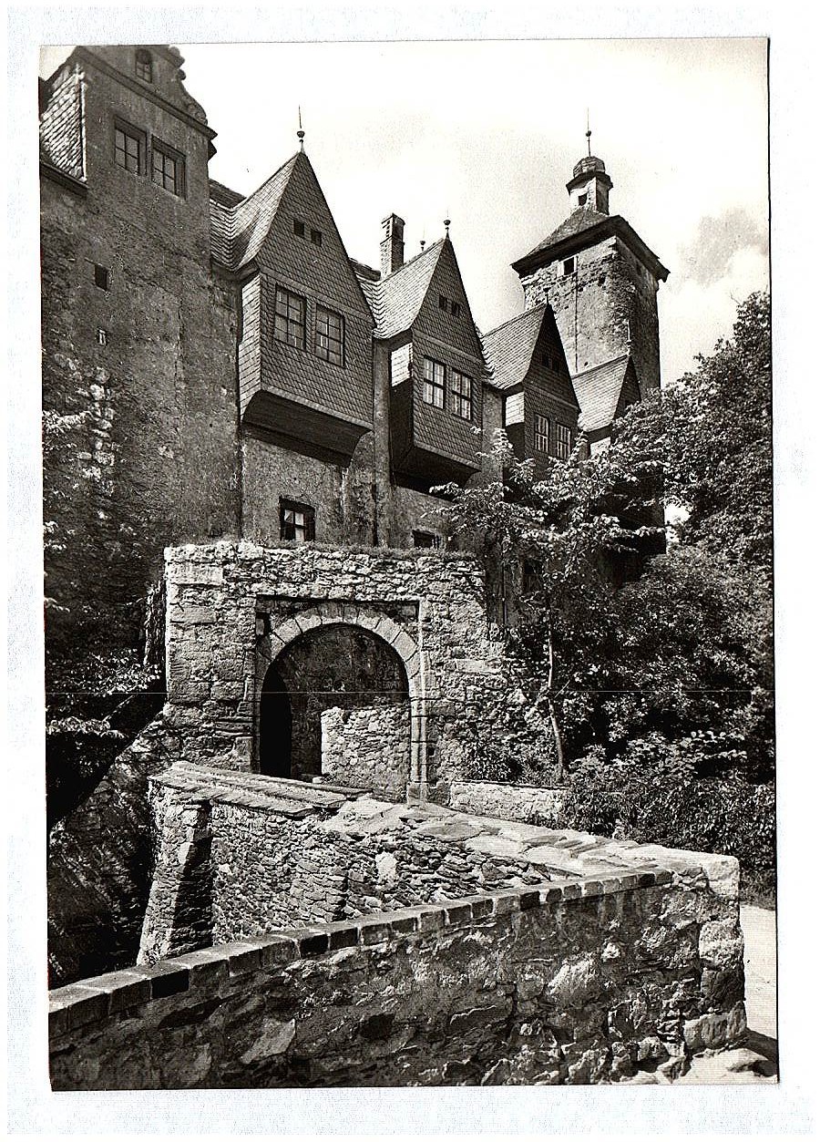 Ak Kreis Pößneck Thüringen Burg Ranis Museum HO Gaststätte Vorburg DDR Echt Foto Ak Kreis Pößneck Thüringen Burg Ranis Museum HO Gaststätte Vorburg DDR Echt Foto