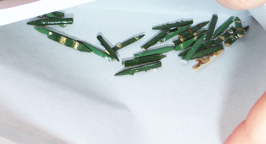 Konvolut alter Zaun Teile für Zoo oder Paradiesgarten Holz um 1900