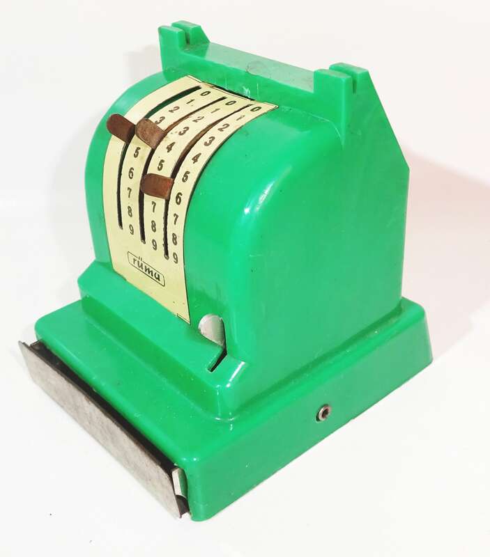 Rüma Kasse DDR Kaufmannsladen Registrierkasse Grün Spielzeug