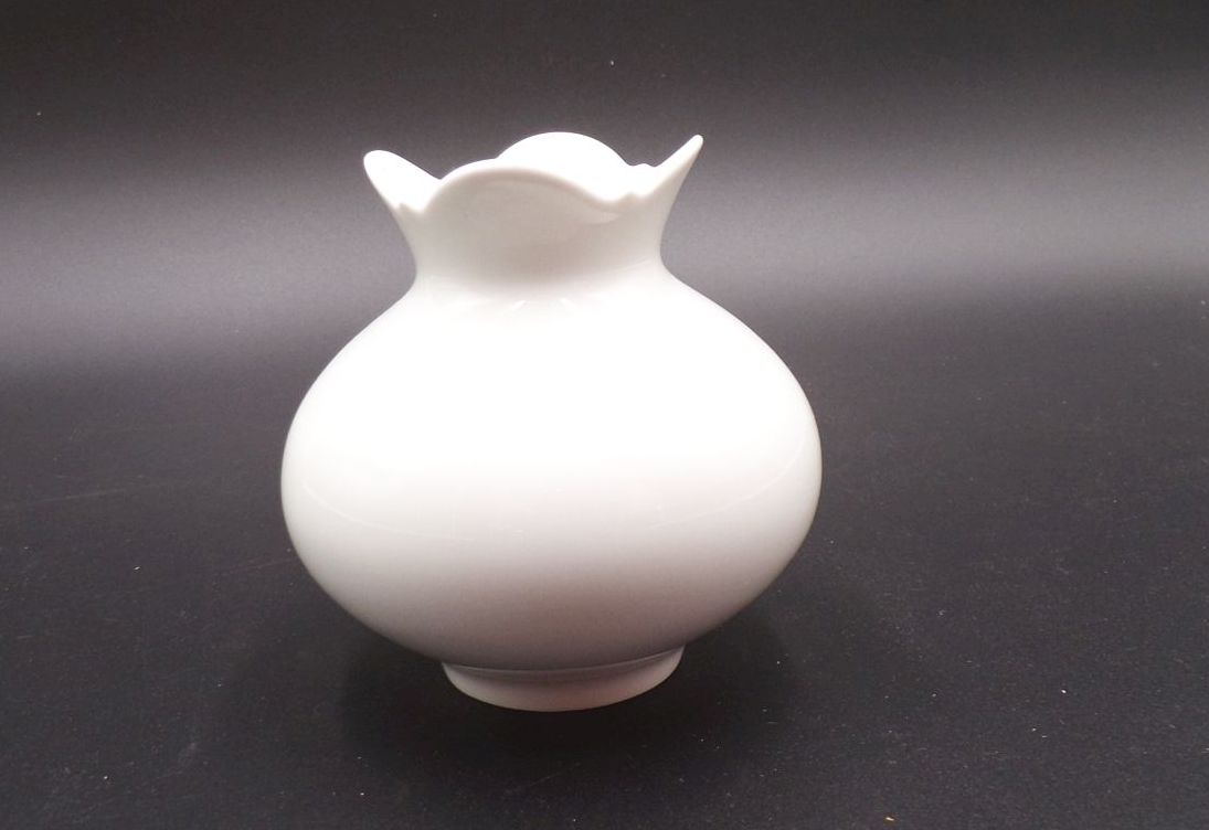 Meissen Vase Weiß klein 11 cm