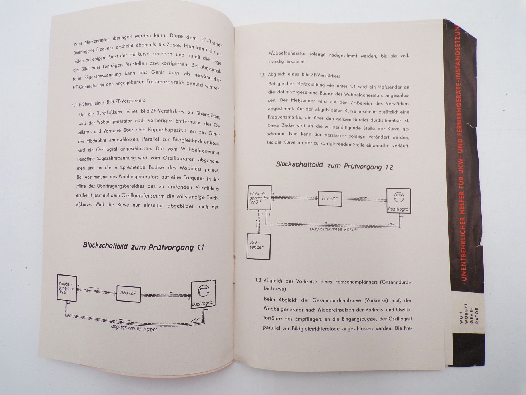 Prospekt DDR Generatoren Messgeräte Prüfgeräte Elektrotechnik 1955